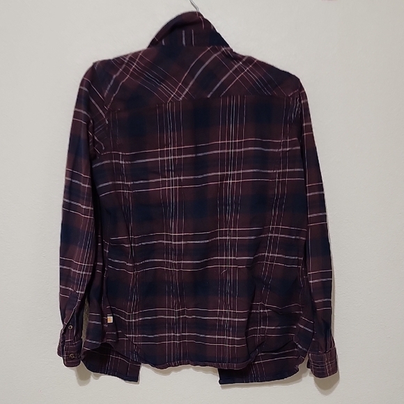 Carhartt Red and Blue Flannel Button Down Shirt - Picture 4 of 6